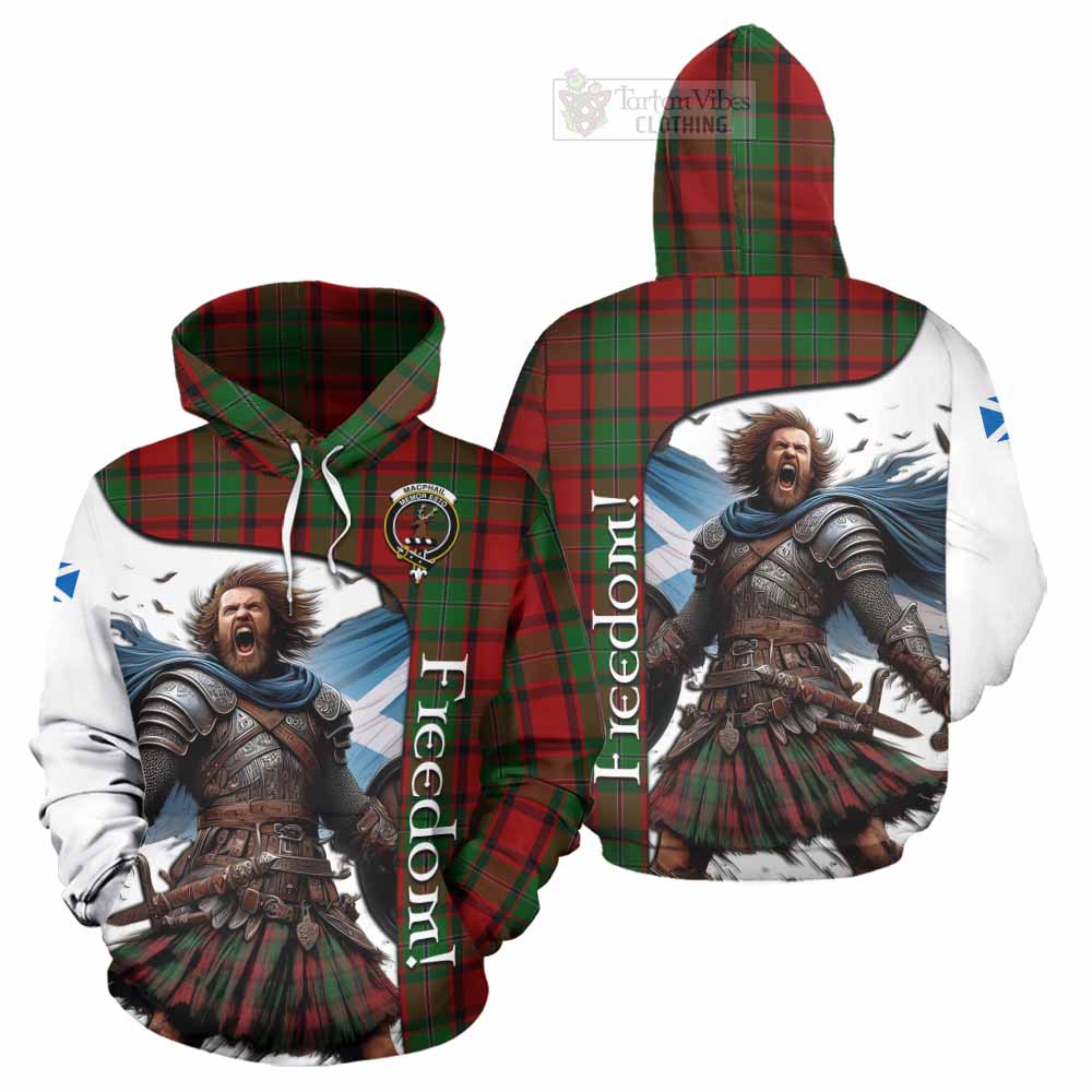 Tartan Vibes Clothing MacPhail (McPhail) Crest Tartan Hoodie Inspired by the Freedom of Scottish Warrior