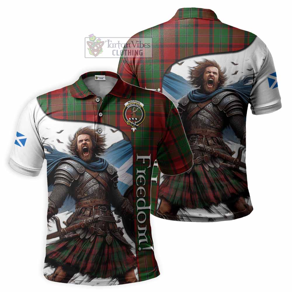 Tartan Vibes Clothing MacPhail (McPhail) Crest Tartan Polo Shirt Inspired by the Freedom of Scottish Warrior