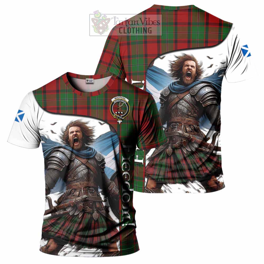 MacPhail (McPhail) Crest Tartan T-Shirt Inspired by the Freedom of Scottish Warrior