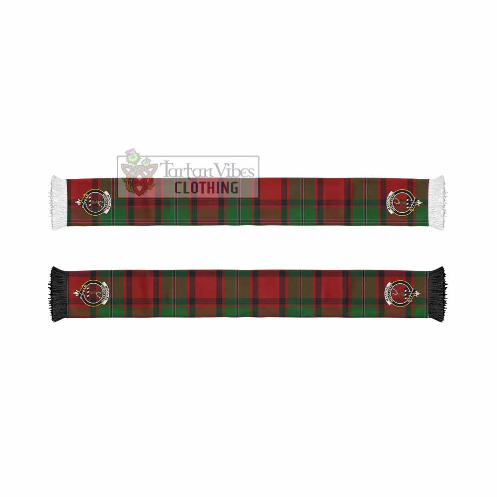 Tartan Vibes Clothing MacPhail (McPhail) Tartan Ruffneck Scarf with Family Crest