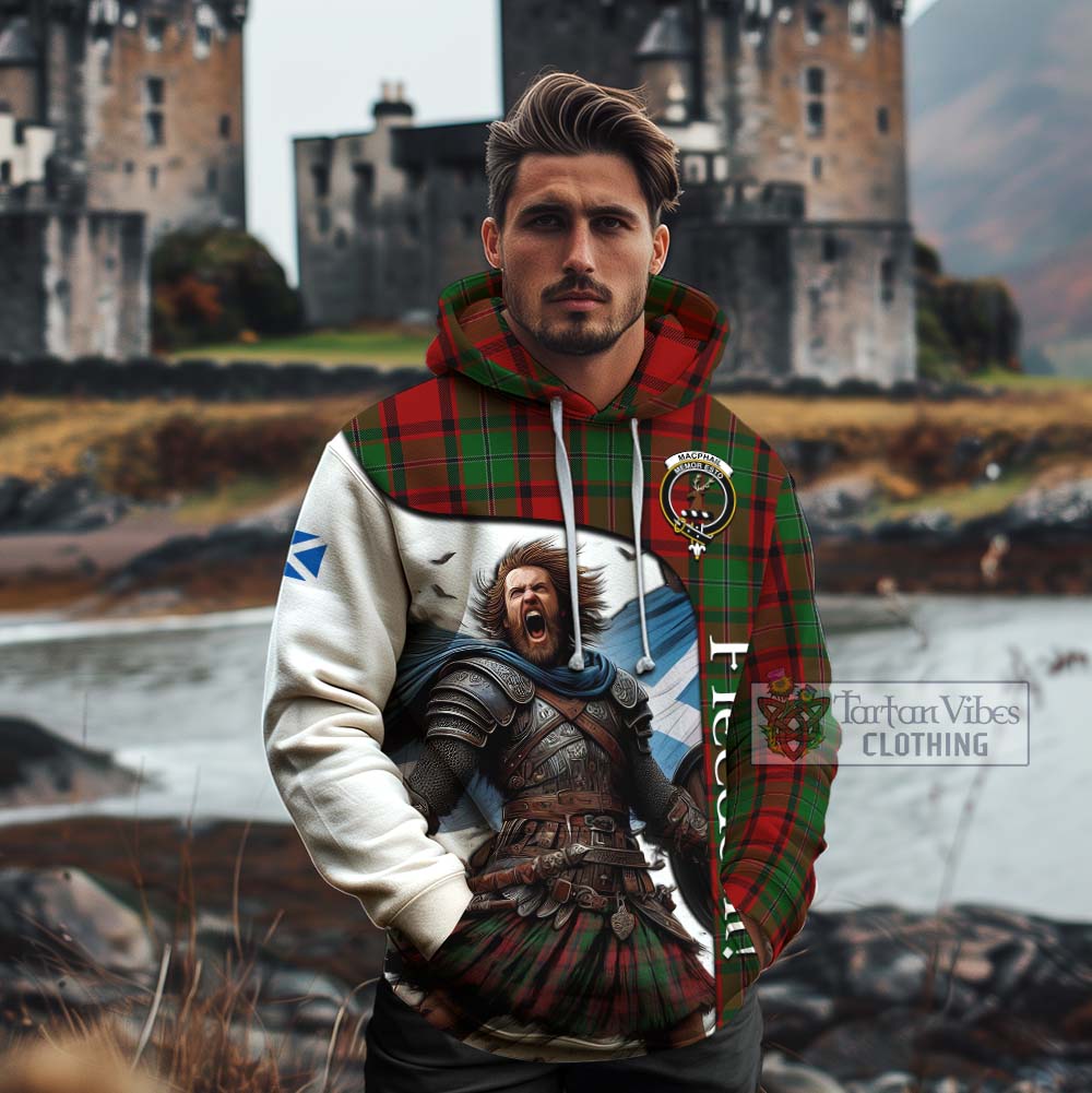 Tartan Vibes Clothing MacPhail (McPhail) Crest Tartan Cotton Hoodie Inspired by the Freedom of Scottish Warrior