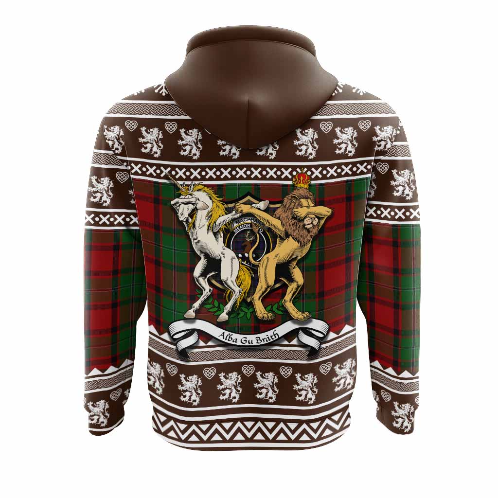 MacPhail (McPhail) Clan Tartan Crest Christmas Hoodie Coat of Arms Funny Style - Tartan Vibes Clothing