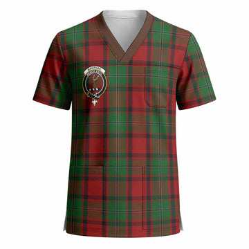 MacPhail (McPhail) Crest Tartan Scrub Top - Tartan Vibes Clothing