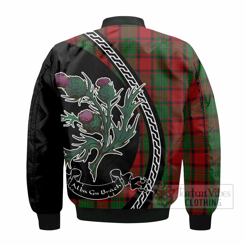 MacPhail (McPhail) Family Crest Tartan Bomber Jacket Alba Thistle Inspired - Tartan Vibes Clothing
