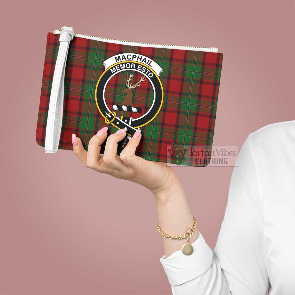 Tartan Vibes Clothing MacPhail (McPhail) Family Crest Tartan Clutch Bag