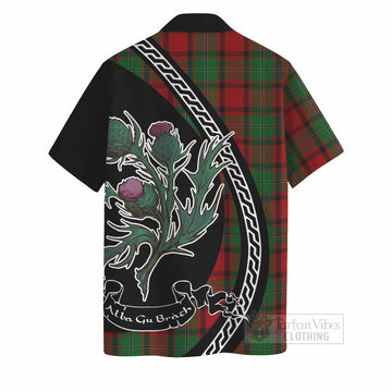 MacPhail (McPhail) Family Crest Tartan Hawaiian Shirt Alba Thistle Inspired - Tartan Vibes Clothing