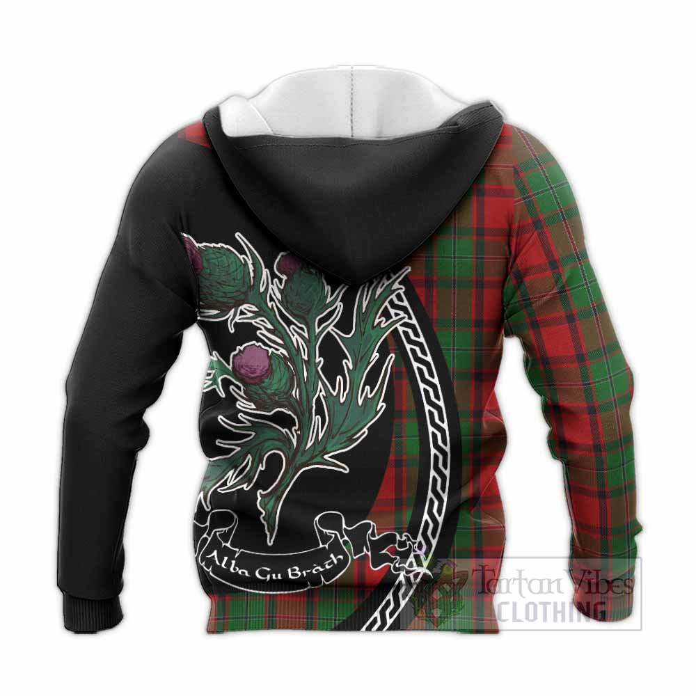 MacPhail (McPhail) Family Crest Tartan Knitted Hoodie Alba Thistle Inspired - Tartan Vibes Clothing