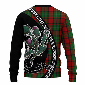 MacPhail (McPhail) Family Crest Tartan Knitted Sweater Alba Thistle Inspired