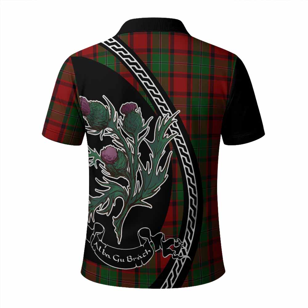 MacPhail (McPhail) Family Crest Tartan Polo Shirt Alba Thistle Inspired - Tartan Vibes Clothing