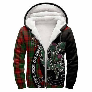 MacPhail (McPhail) Family Crest Tartan Sherpa Hoodie Alba Thistle Inspired