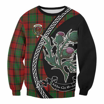 MacPhail (McPhail) Family Crest Tartan Sweatshirt Alba Thistle Inspired