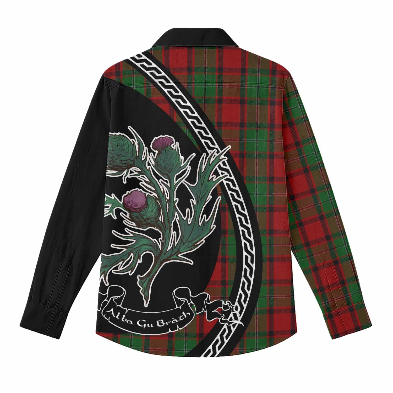 MacPhail (McPhail) Family Crest Tartan Women Casual Shirt Alba Thistle Inspired - Tartan Vibes Clothing
