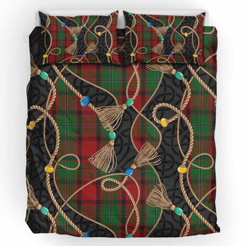 MacPhail (McPhail) Scottish Tartan Twisted Ropes Stylized Bedding Set