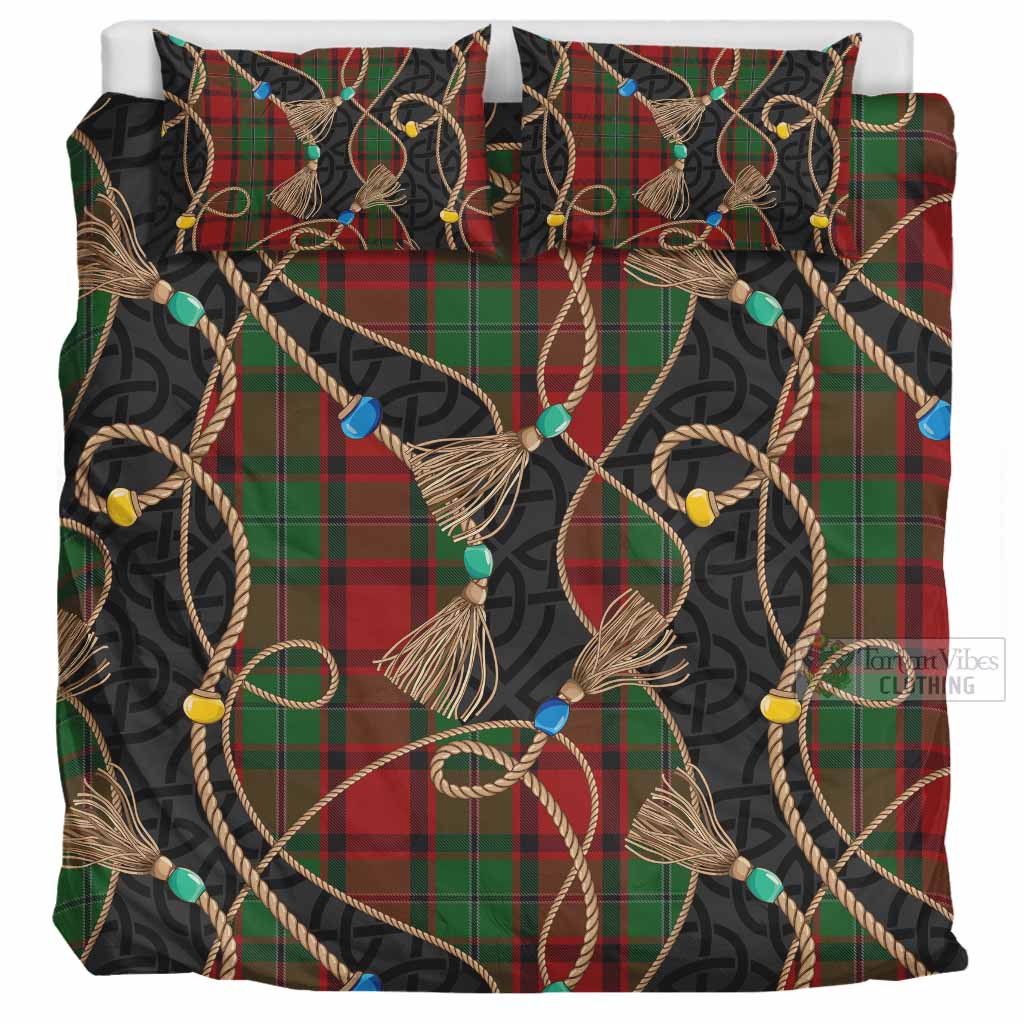 MacPhail (McPhail) Scottish Tartan Twisted Ropes Stylized Bedding Set UK Bedding Set UK Super King 104*94 inch - Tartan Vibes Clothing