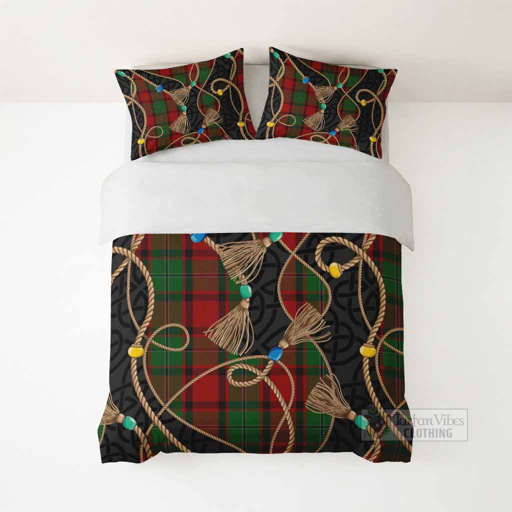 MacPhail (McPhail) Scottish Tartan Twisted Ropes Stylized Bedding Set - Tartan Vibes Clothing