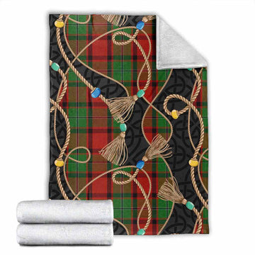 MacPhail (McPhail) Scottish Tartan Twisted Ropes Stylized Blanket X-Large 59 x 79 inches 150 x 200 cm - Tartan Vibes Clothing