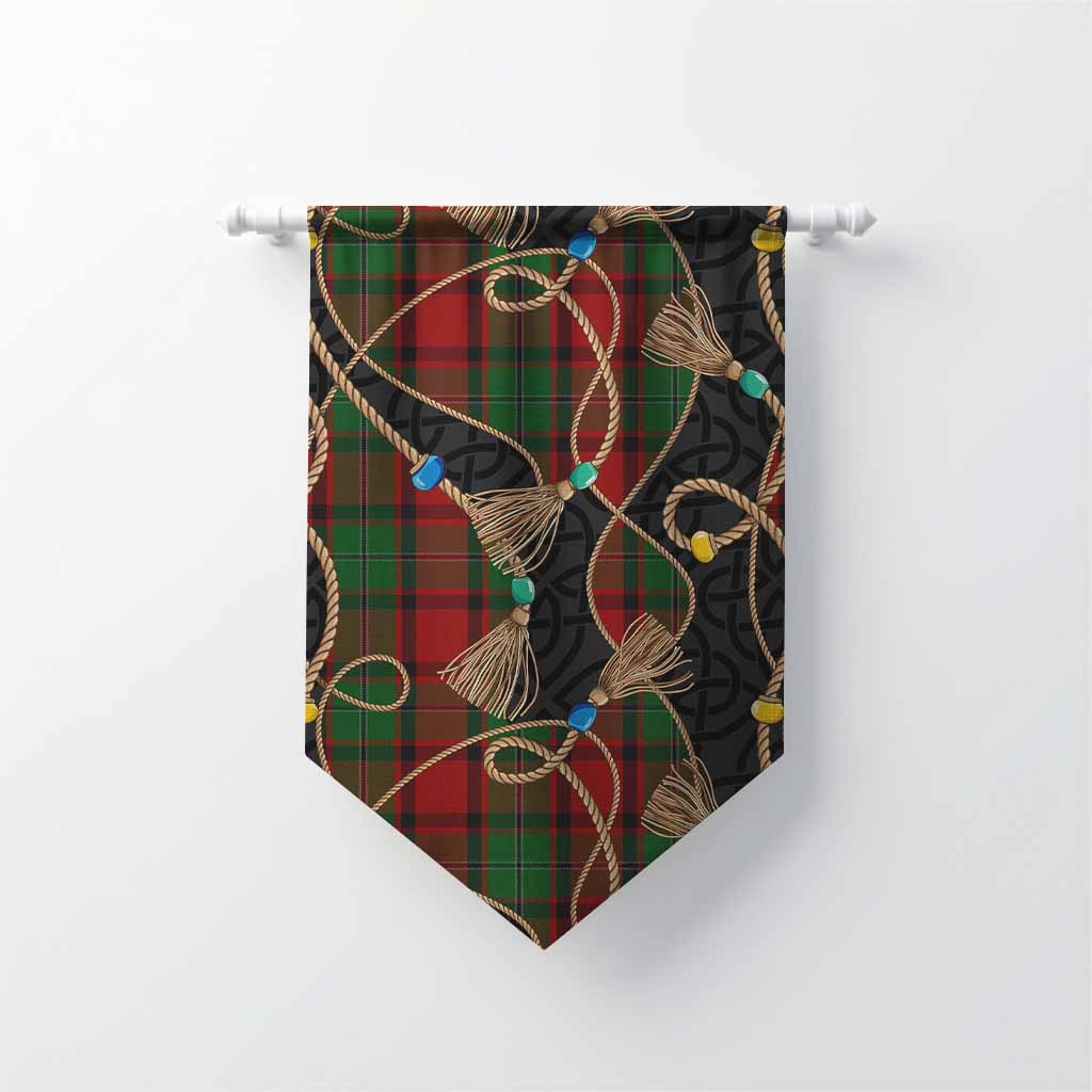MacPhail (McPhail) Scottish Tartan Twisted Ropes Stylized Gonfalon Chevron - Tartan Vibes Clothing