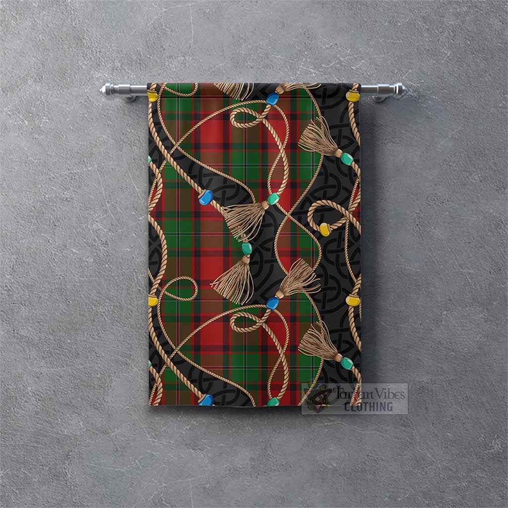 MacPhail (McPhail) Scottish Tartan Twisted Ropes Stylized Gonfalon Rectangle - Tartan Vibes Clothing