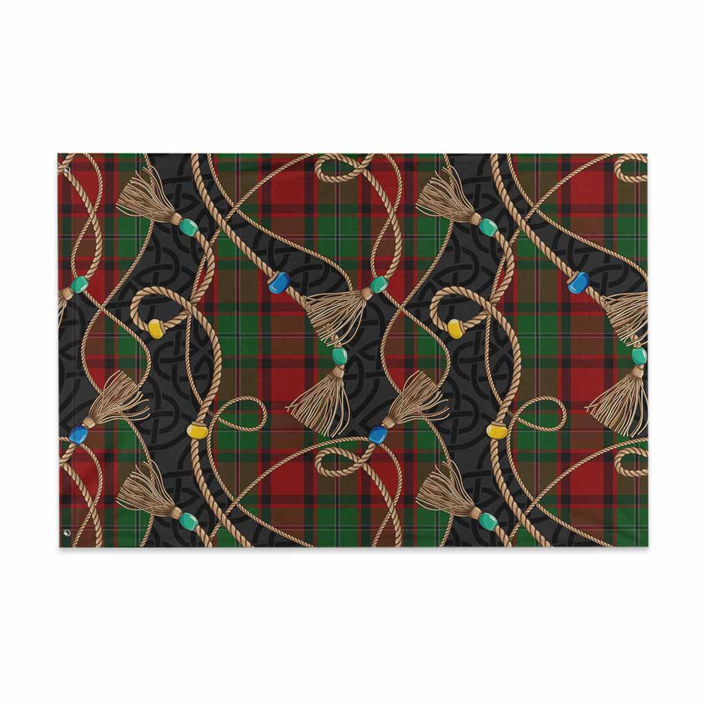 MacPhail (McPhail) Scottish Tartan Twisted Ropes Stylized House Flag 48*72 inch (120*180 cm) - Tartan Vibes Clothing