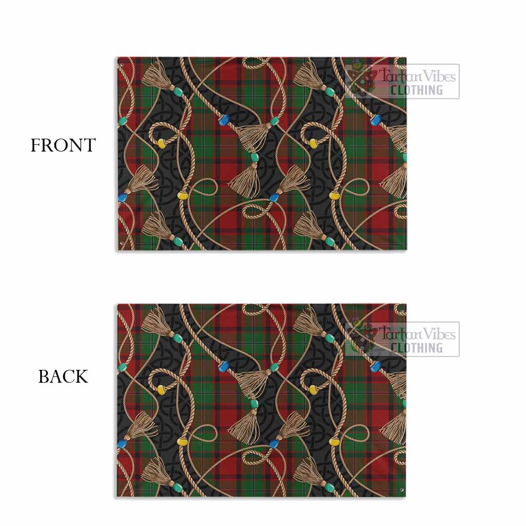 MacPhail (McPhail) Scottish Tartan Twisted Ropes Stylized House Flag - Tartan Vibes Clothing