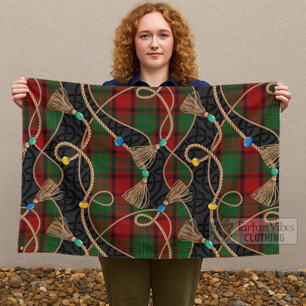 MacPhail (McPhail) Scottish Tartan Twisted Ropes Stylized House Flag - Tartan Vibes Clothing