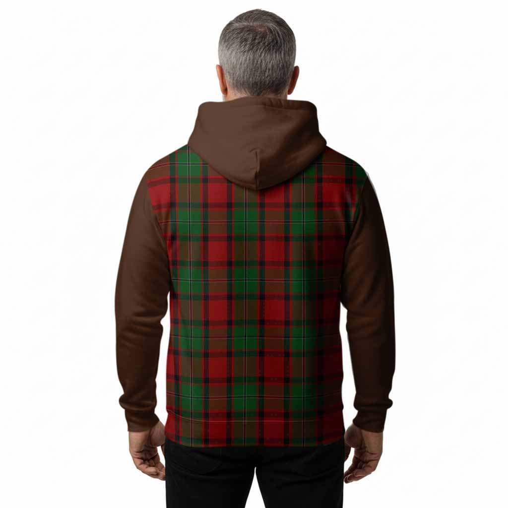 MacPhail (McPhail) Tartan Accent Hoodie with Family Crest