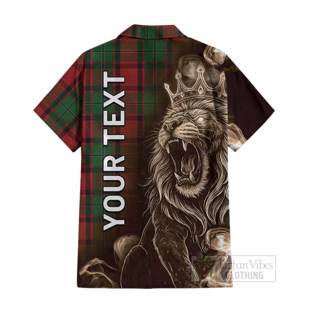 MacPhail (McPhail) Tartan Cotton Hawaiian Shirt Roaring Lion Heritage