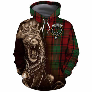 MacPhail (McPhail) Tartan Cotton Hoodie Roaring Lion Heritage