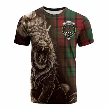 MacPhail (McPhail) Tartan Cotton T-shirt Roaring Lion Heritage