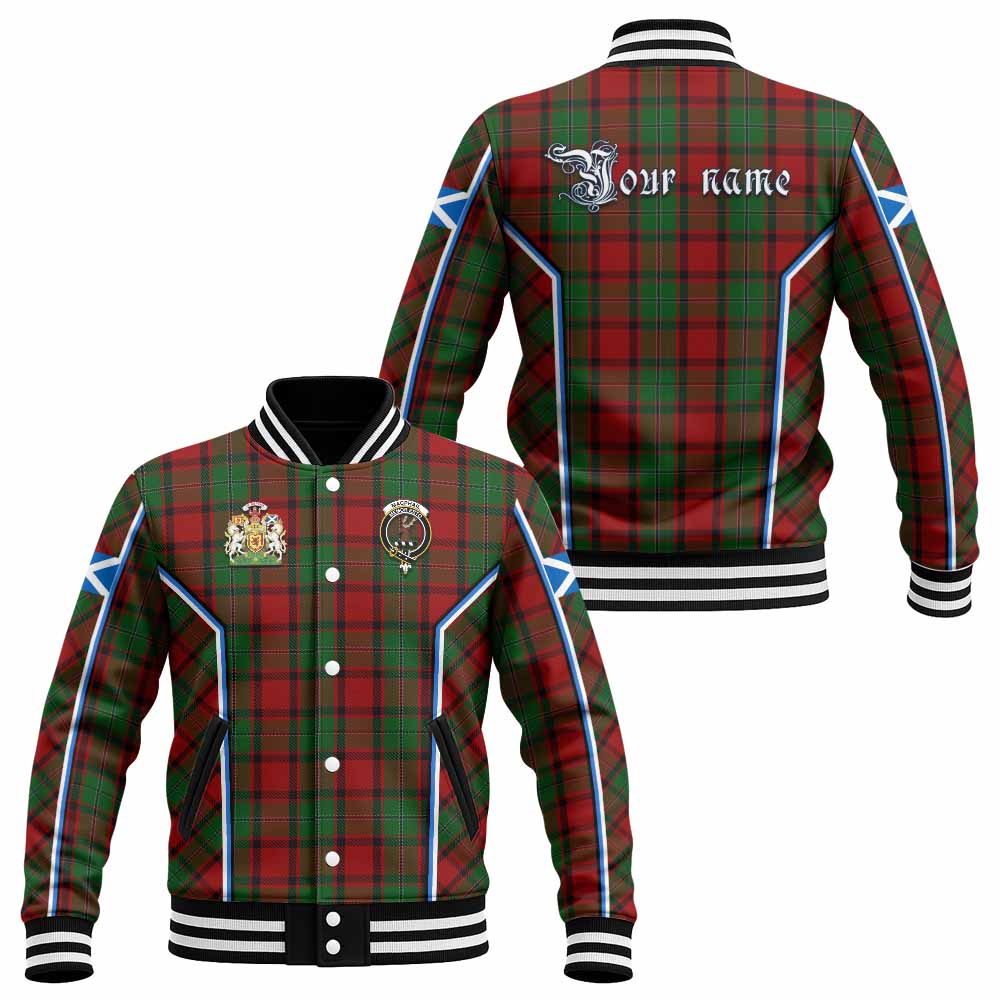 MacPhail (McPhail) Tartan Crest Baseball Jacket Scotland Coat of Arm Flag Style - Tartan Vibes Clothing