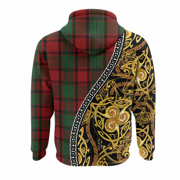 MacPhail (McPhail) Tartan Crest Hoodie Celtic Knot and Triple Trickle Spiral Symbols