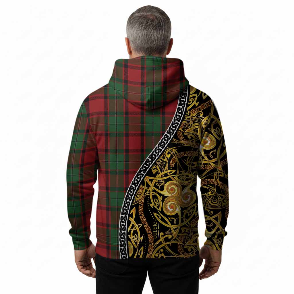 MacPhail (McPhail) Tartan Crest Hoodie Celtic Knot and Triple Trickle Spiral Symbols
