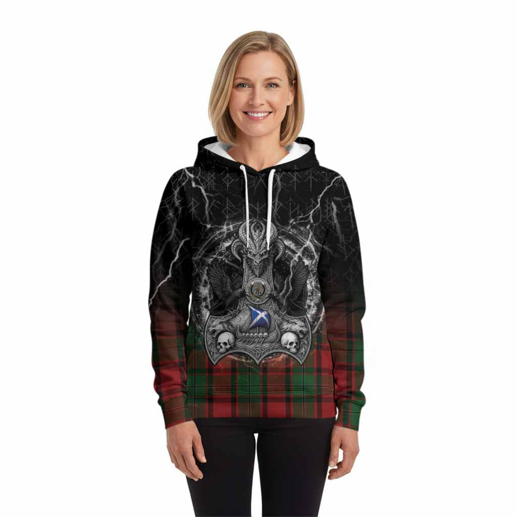 MacPhail (McPhail) Tartan Crest Hoodie Celtic Odin's Raven Legacy