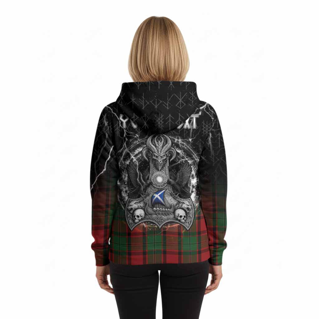 MacPhail (McPhail) Tartan Crest Hoodie Celtic Odin's Raven Legacy