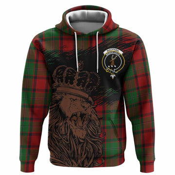 MacPhail (McPhail) Tartan Crest Hoodie Crowned Lion Heritage Style