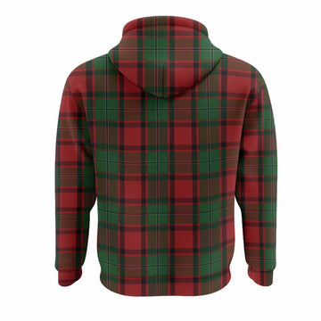 MacPhail (McPhail) Tartan Crest Hoodie Ferocious Lion Style