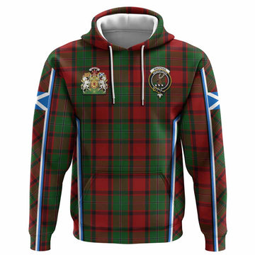 MacPhail (McPhail) Tartan Crest Hoodie Scotland Coat of Arm Flag Style