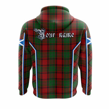 MacPhail (McPhail) Tartan Crest Hoodie Scotland Coat of Arm Flag Style