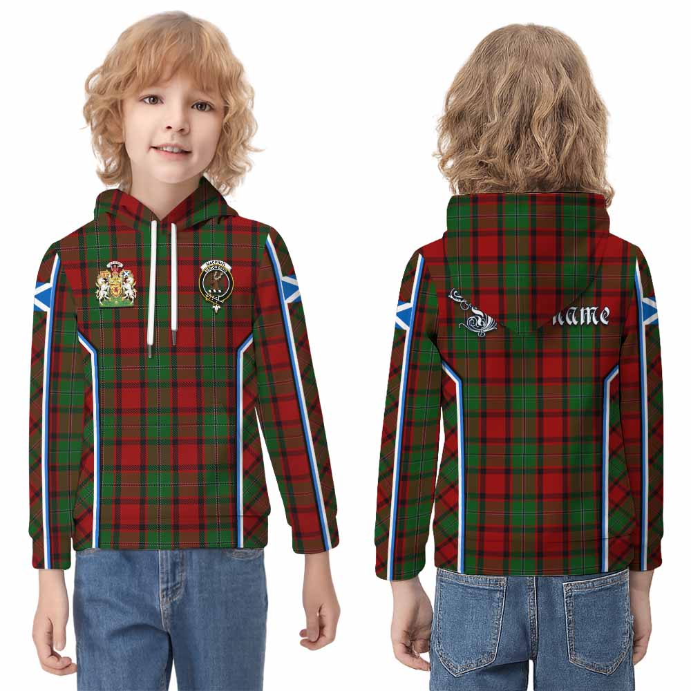 MacPhail (McPhail) Tartan Crest Kid Hoodie Scotland Coat of Arm Flag Style - Tartan Vibes Clothing