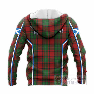 MacPhail (McPhail) Tartan Crest Knitted Hoodie Scotland Coat of Arm Flag Style