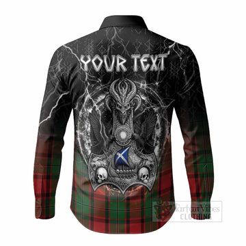 MacPhail (McPhail) Tartan Crest Long Sleeve Button Shirts Celtic Odin's Raven Legacy