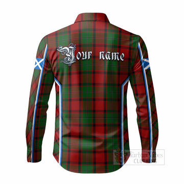 MacPhail (McPhail) Tartan Crest Long Sleeve Button Shirts Scotland Coat of Arm Flag Style