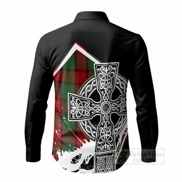MacPhail (McPhail) Tartan Crest Long Sleeve Button Shirts Scottish Celtic Cross Heritage