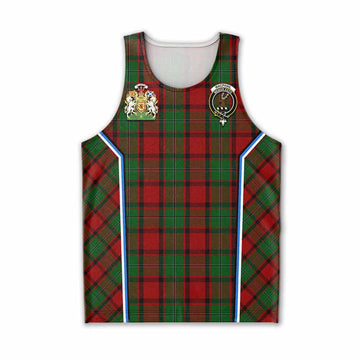 MacPhail (McPhail) Tartan Crest Men Tank Top Scotland Coat of Arm Flag Style
