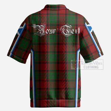 MacPhail (McPhail) Tartan Crest Men’s Polo Sweater Top Scotland Coat of Arm Flag Style