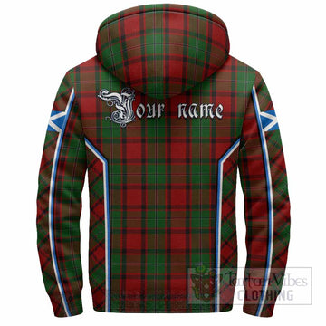 MacPhail (McPhail) Tartan Crest Sherpa Hoodie Scotland Coat of Arm Flag Style