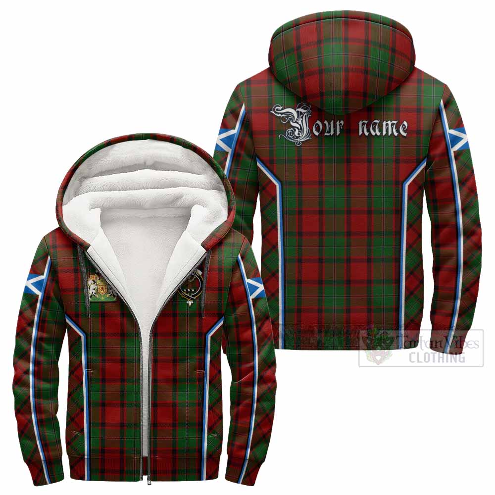 MacPhail (McPhail) Tartan Crest Sherpa Hoodie Scotland Coat of Arm Flag Style - Tartan Vibes Clothing