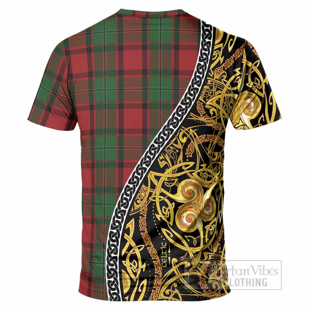 MacPhail (McPhail) Tartan Crest T-Shirt Celtic Knot and Triple Trickle Spiral Symbols