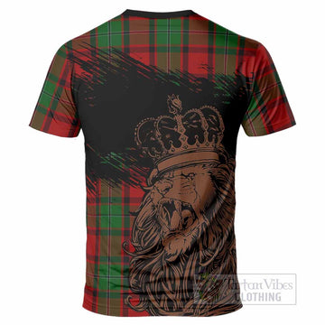 MacPhail (McPhail) Tartan Crest T-Shirt Crowned Lion Heritage Style