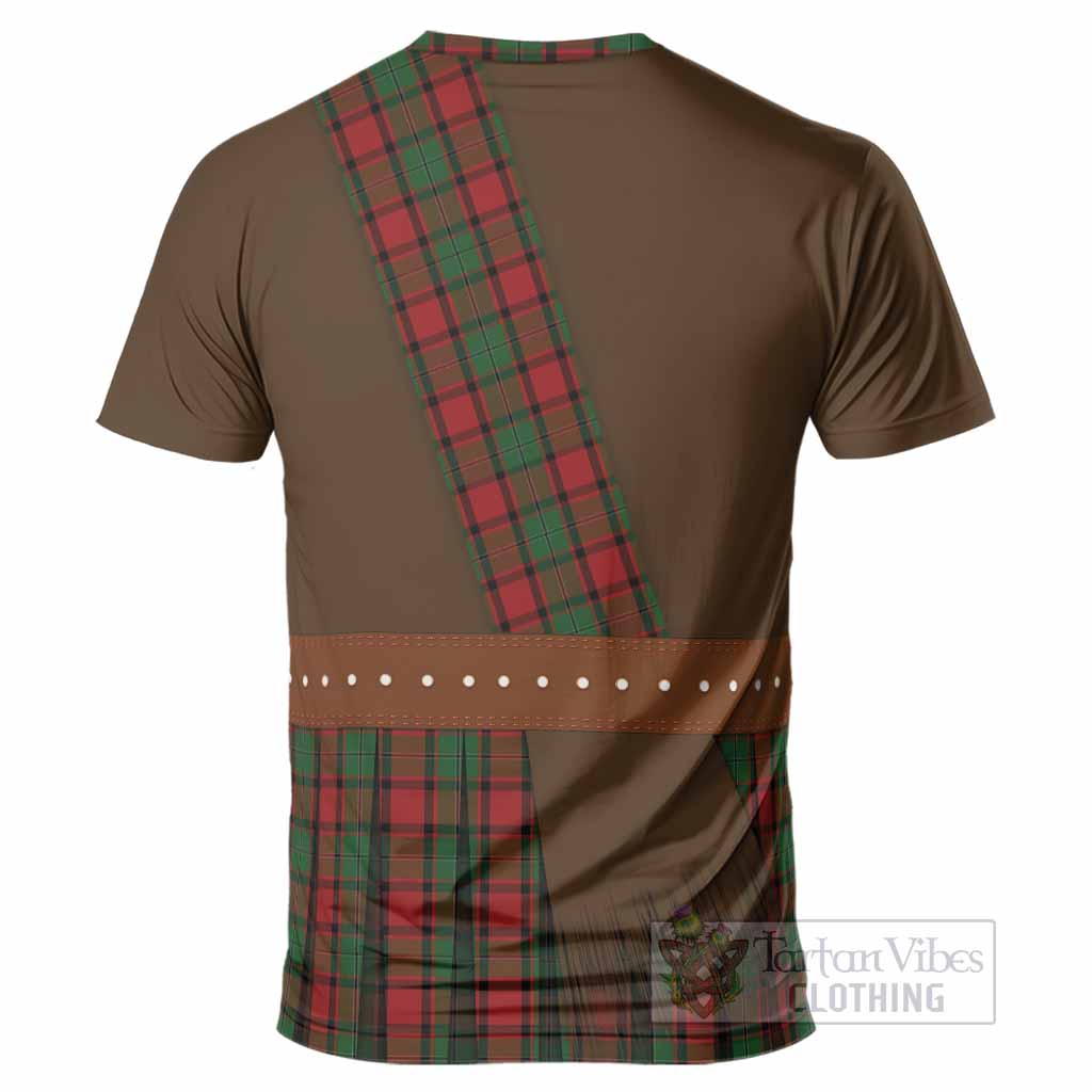 MacPhail (McPhail) Tartan Crest T-Shirt Kilt Costume Style